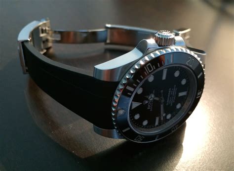 Rolex rubberb strap review